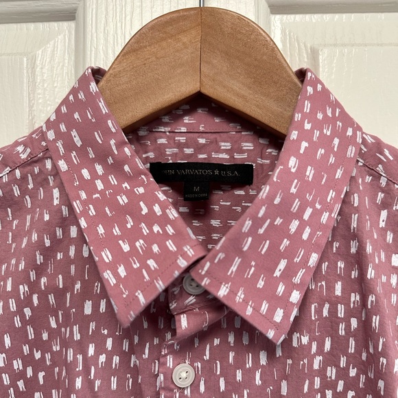 John Varvatos USA shirt - short sleeve, button-up, collared - Picture 4 of 6